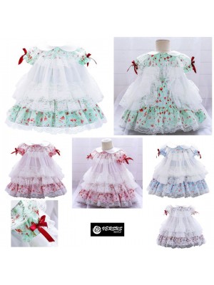 Vestito Bambina Cerimonia Feste Damigella Compleanno Party Girl Dress CDR110